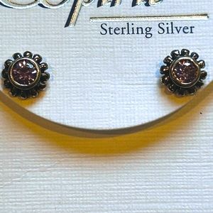 Sterling diver post earrings
